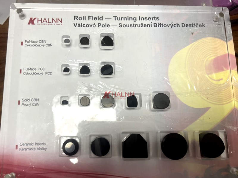 turning inserts for roll fields